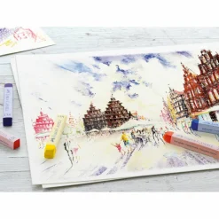 Faber-Castell® Full Length 12 Color Soft Pastel Stick Set