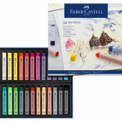 Faber-Castell® Full Length 24 Color Soft Pastel Stick Set