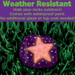 Faber-CastellĀ® Glow in the Dark Rock Painting Kit