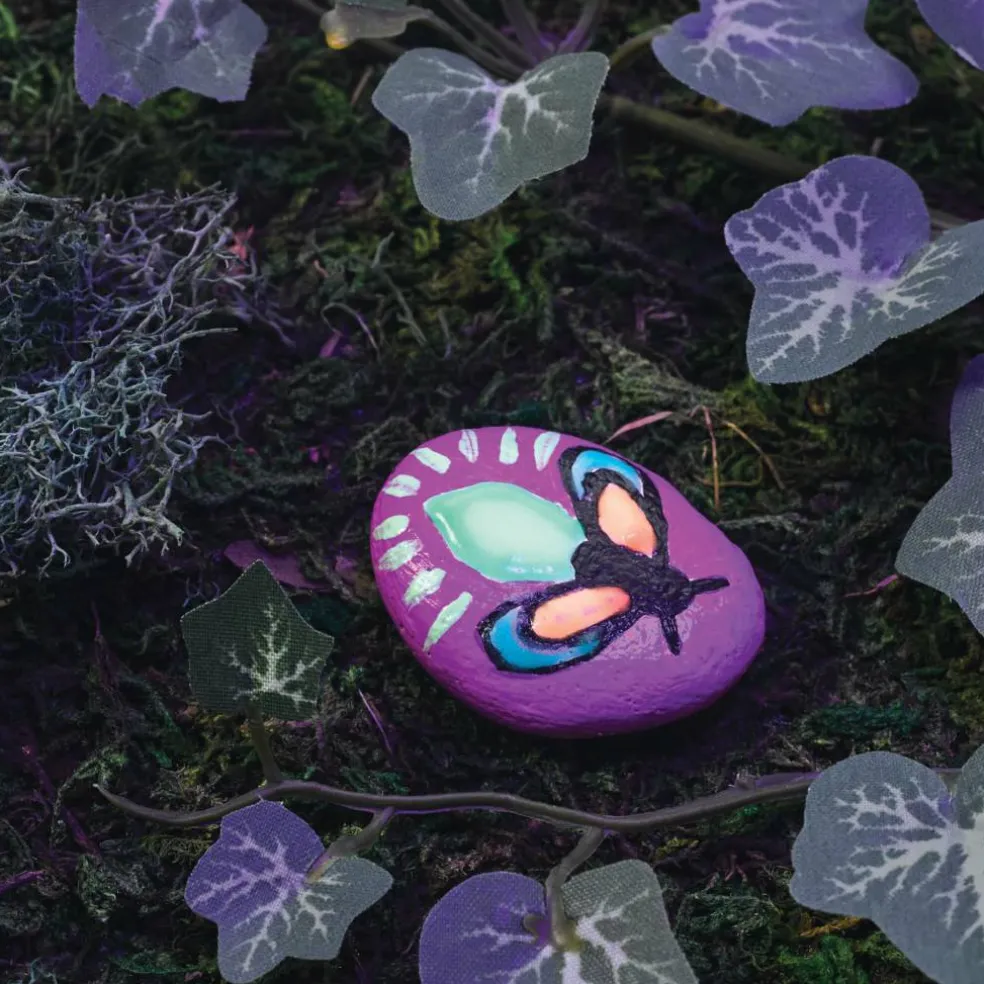 Faber-Castell® Glow in the Dark Rock Painting Kit