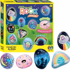 Faber-Castell® Glow in the Dark Rock Painting Kit
