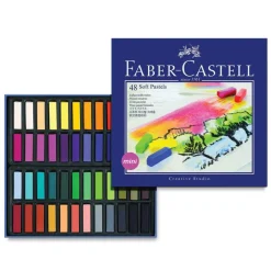 Faber-Castell Goldfaber Studio Soft Pastels - Assorted Colors, Set of 48