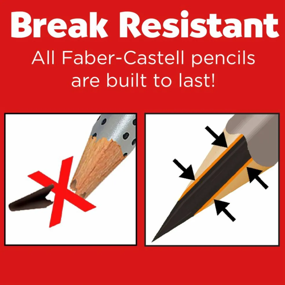 Faber-Castell® Jumbo Grip Graphite No.2 B EcoPencils, 12ct.