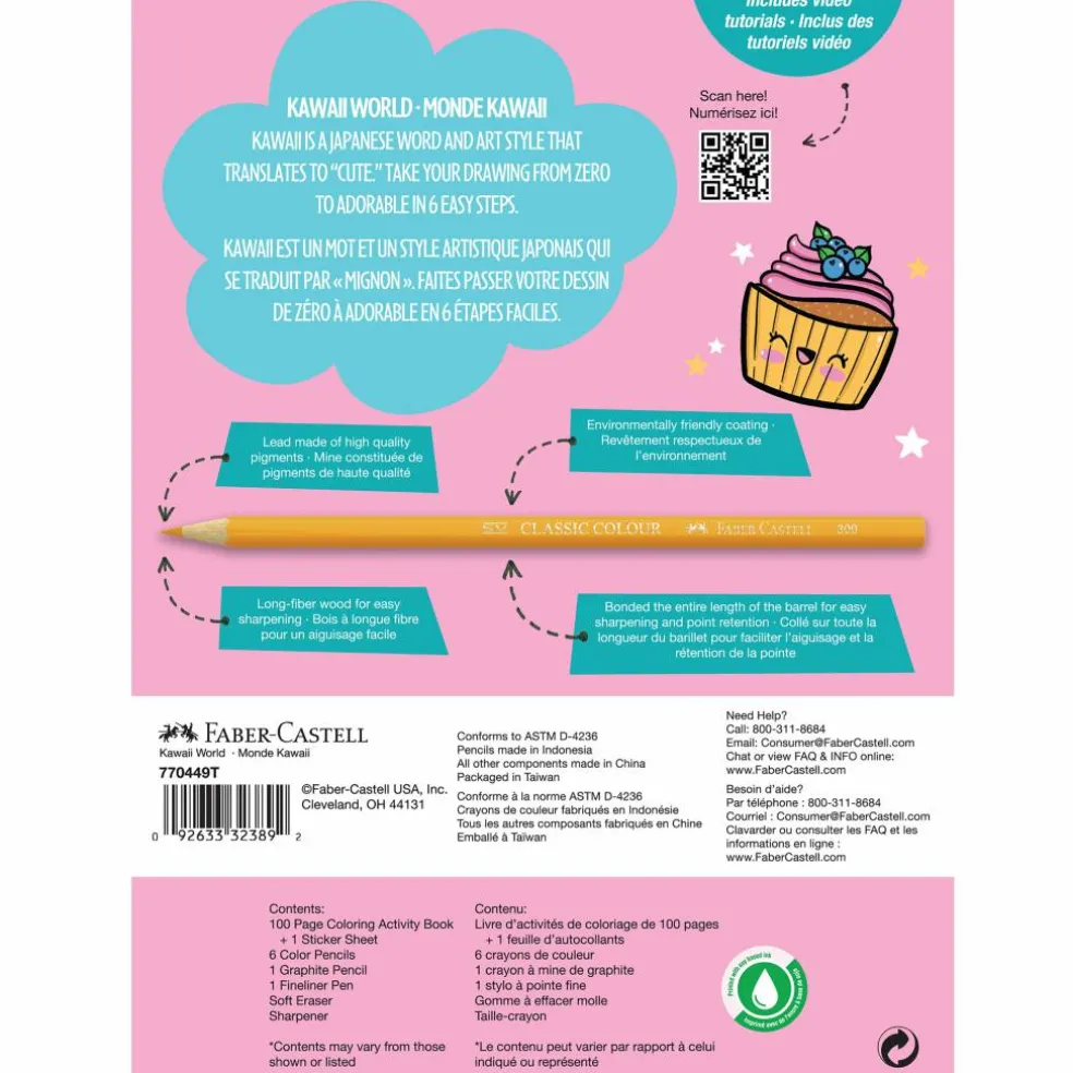 Faber-Castell® Kawaii World Learn to Draw Kit