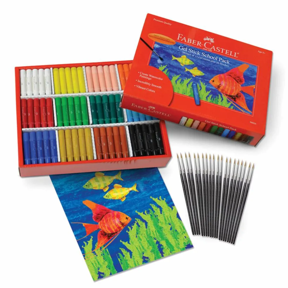 Faber-Castell® 240-Piece Gel Stick School Pack