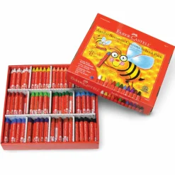 Faber-Castell® 240-Piece Jumbo Beeswax Crayons School Pack