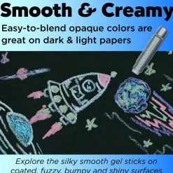 Faber-Castell® 120-Piece Metallic Gel Stick School Pack