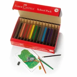 Faber-Castell® 240-Piece Triangular Colored EcoPencils School Pack