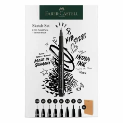 Faber-Castell Pitt Artist Pen & Notebook Set