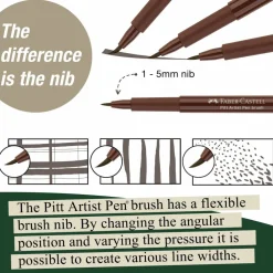 Faber-Castell® PITT® 6 Color Artist Brush Pen Set