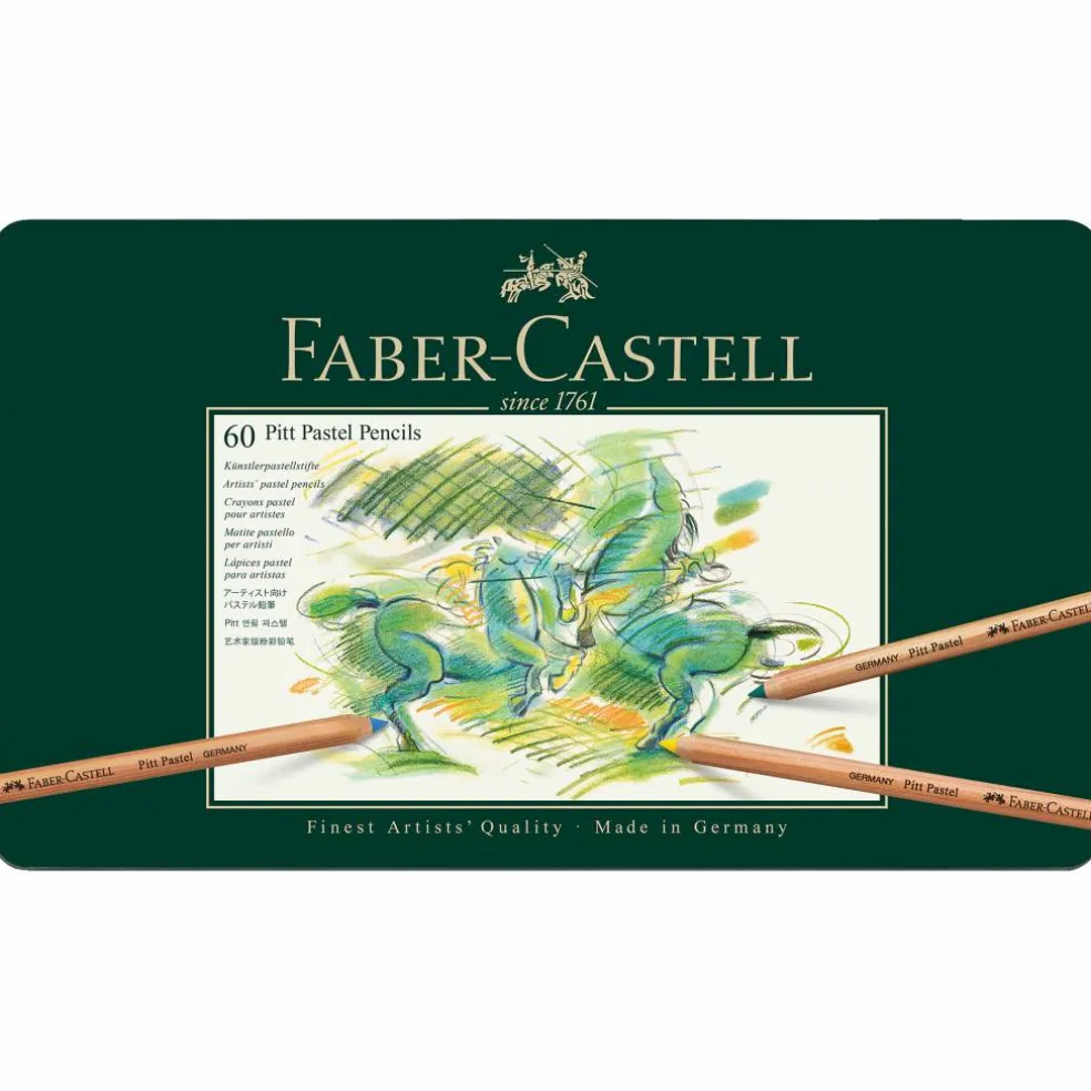 Faber-Castell Pitt 60 Color Pastel Pencil Set