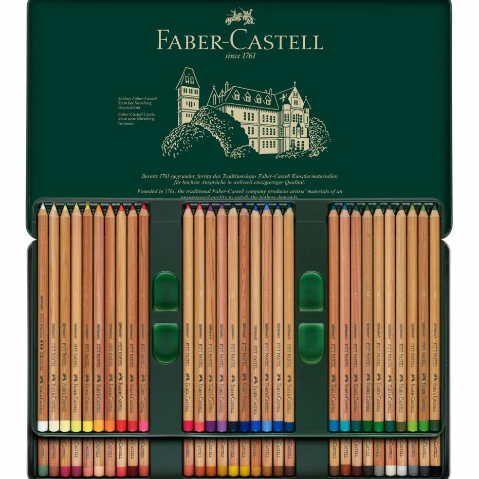 Faber-Castell Pitt 60 Color Pastel Pencil Set