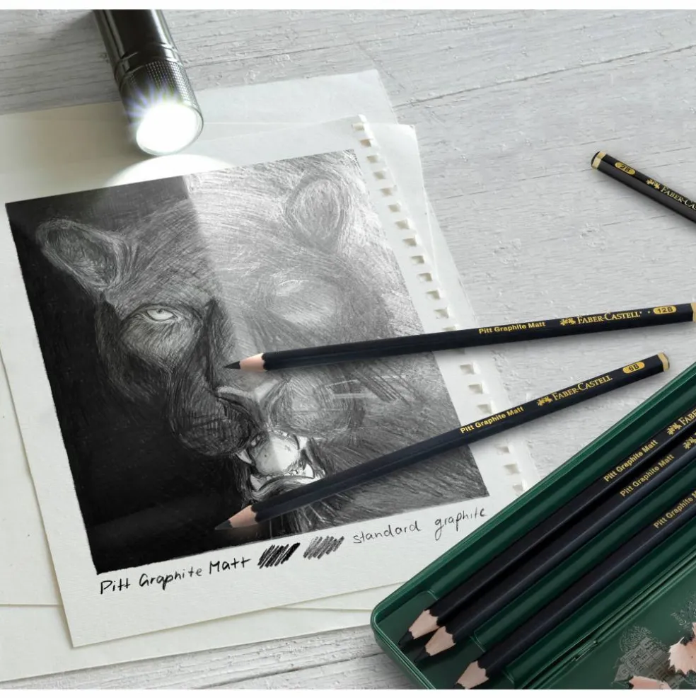 Faber-Castell® PITT® Matte Graphite Pencil Set