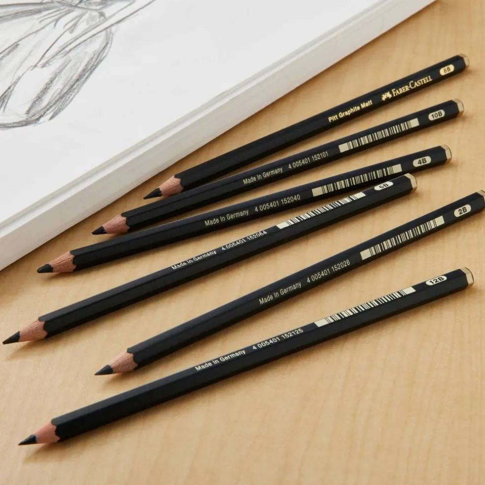 Faber-Castell® PITT® Matte Graphite Pencil Set