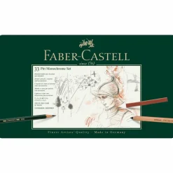 Faber-Castell Pitt Monochrome 33-Piece Set