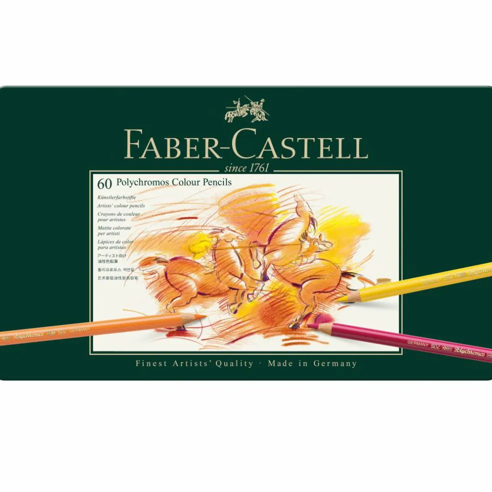 Faber-Castell Polychromos 60 Color Pencil Set