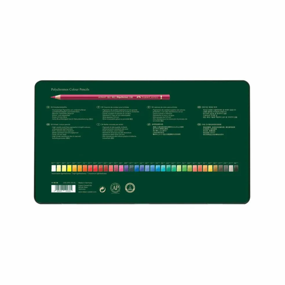 Faber-Castell® Polychromos Colored Pencil Tin Set