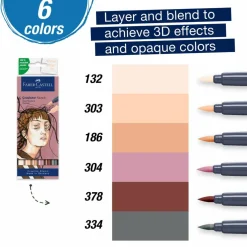 Faber-Castell® Portrait Goldfaber Sketch Markers