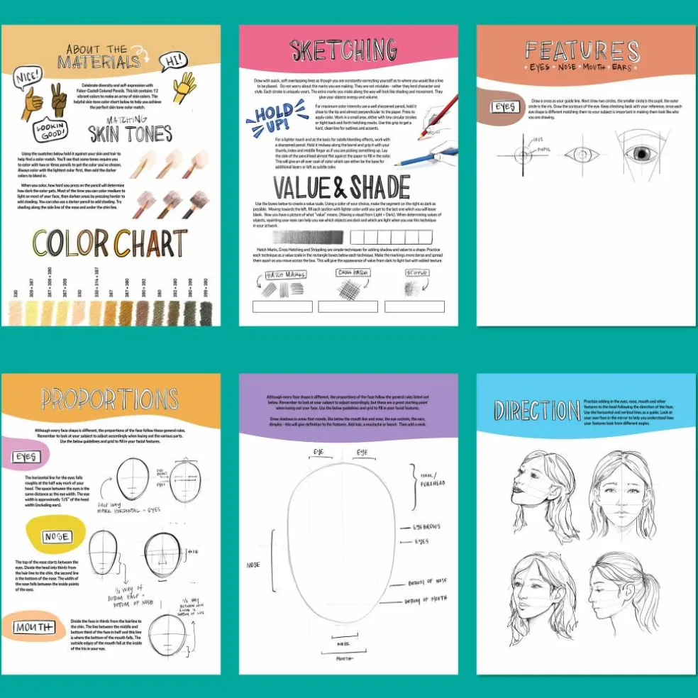 Faber-Castell® Step-by-Step Portrait Art Set