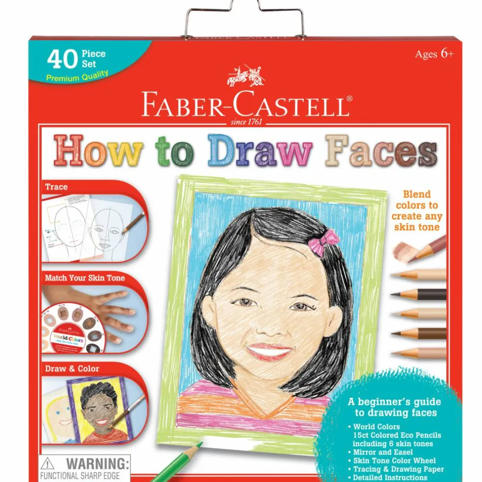 Faber-Castell® World Colors How to Draw Faces Set