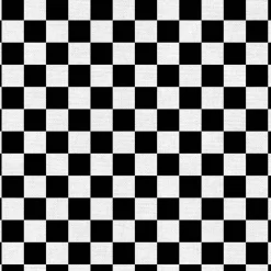 Fabric Editions Black Tile Check Cotton Fabric