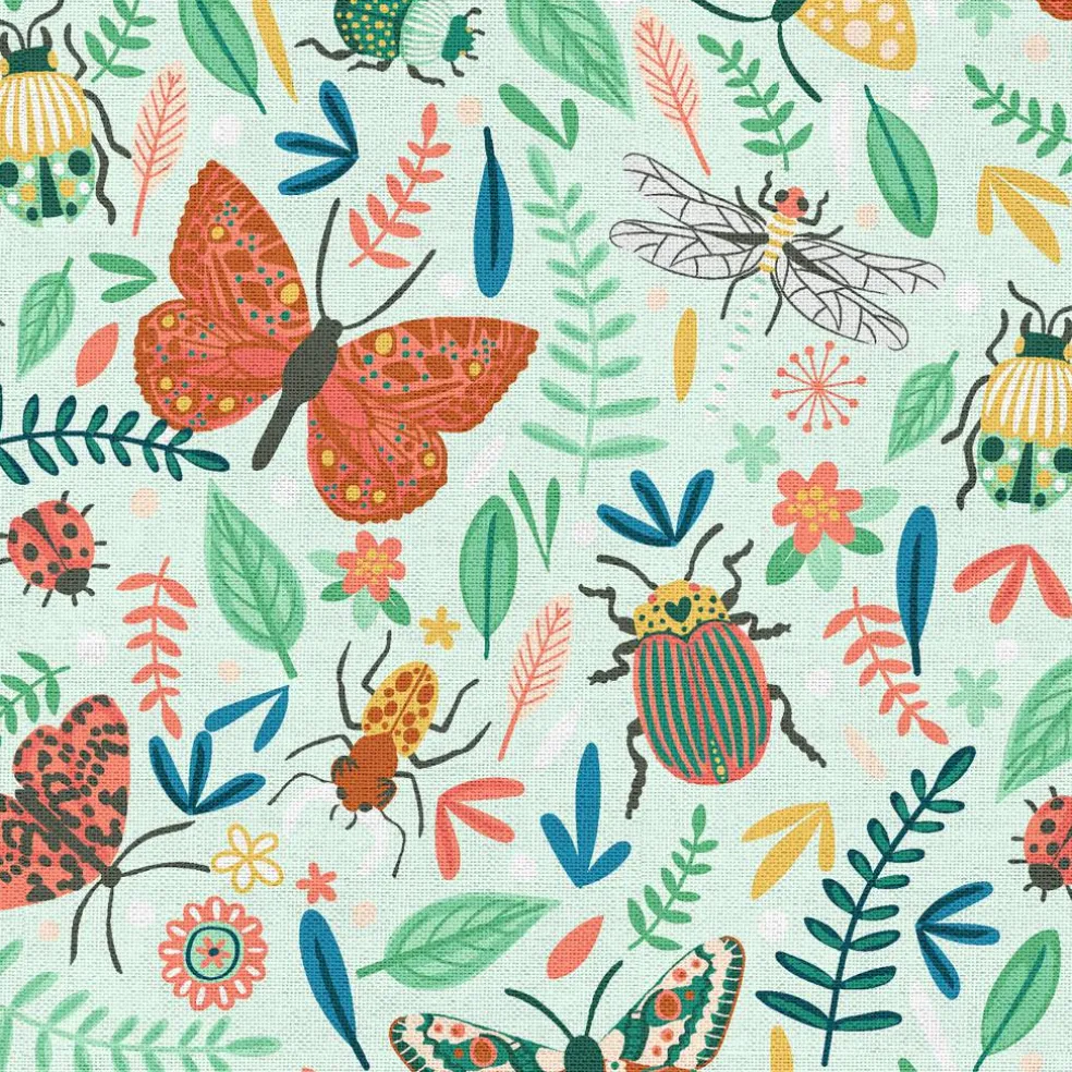 Fabric Editions Butterfly Garden Cotton Fabric
