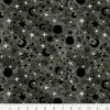 Fabric Editions Gray Starry Night Cotton Fabric