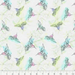 Fabric Editions Hummingbird Cotton Fabric