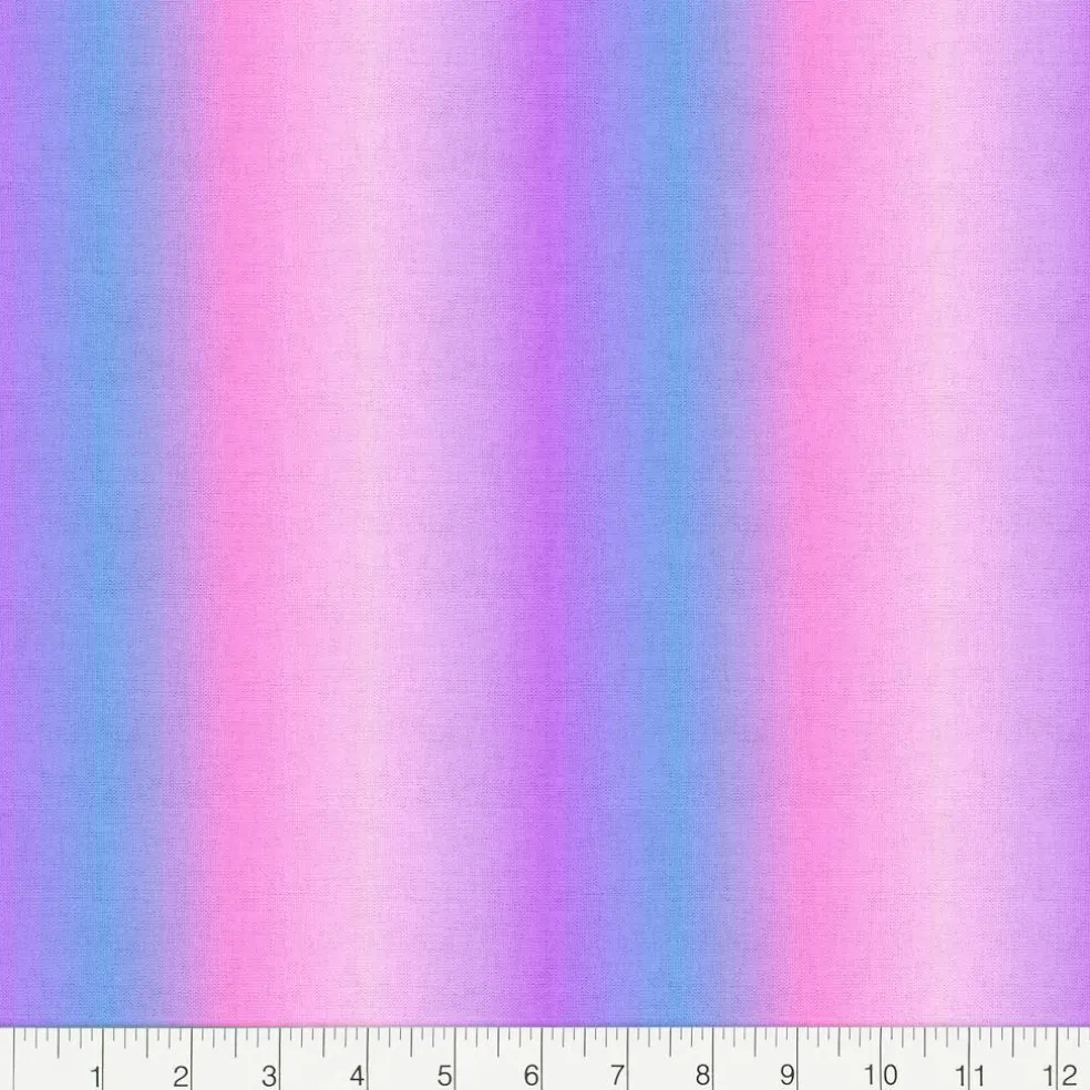 Fabric Editions Multicolor Ombre Cotton Fabric