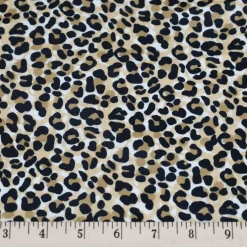 Fabric Merchants Leopard Print Double Brushed Stretch Fabric