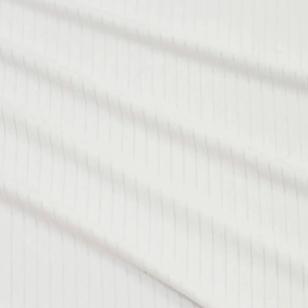 Fabric Merchants Polyester Blend Ribbed Fabric