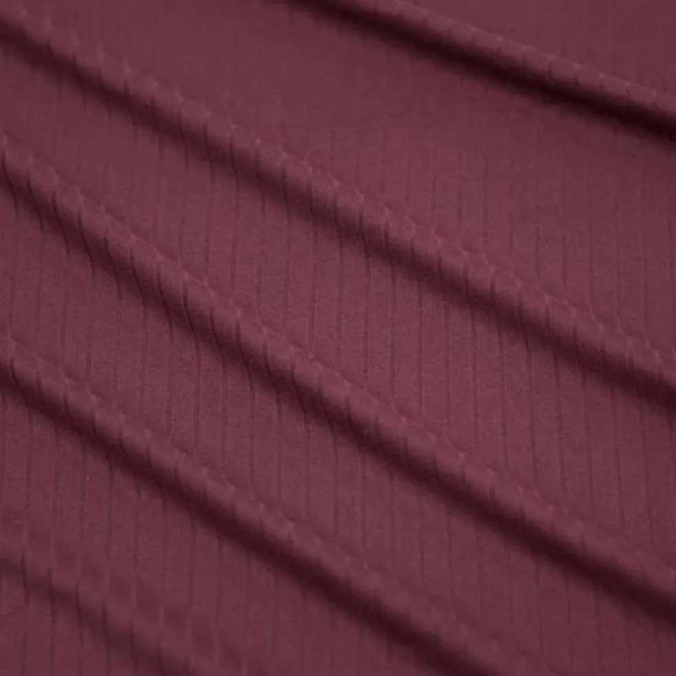 Fabric Merchants Polyester Blend Ribbed Fabric