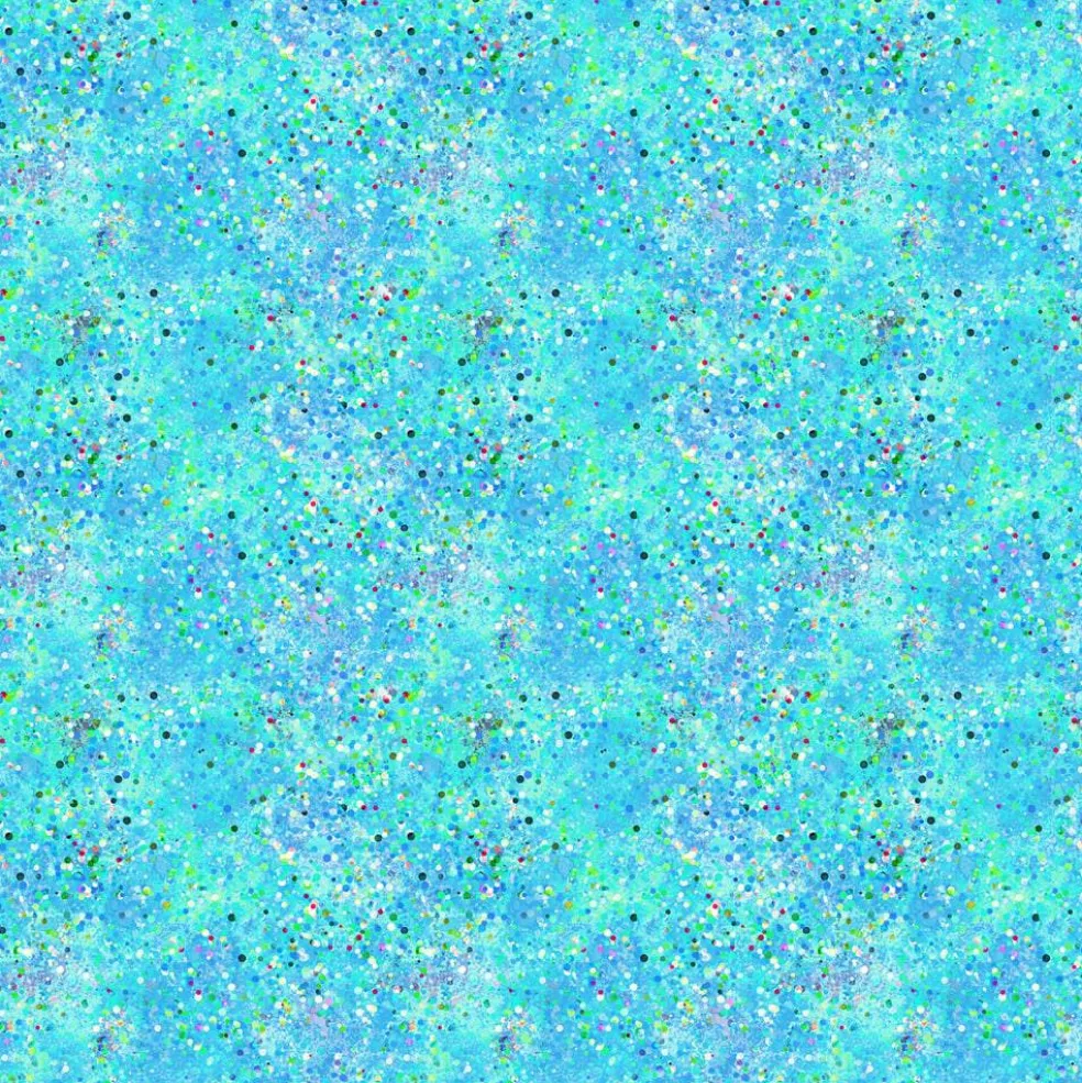 Fabric Traditions Blue Confetti Cotton Quilting Fabric