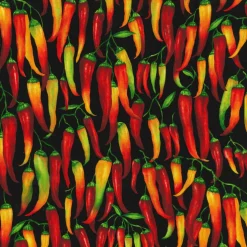Fabric Traditions Hot Peppers Cotton Fabric
