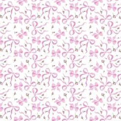 Fabric Traditions Pink Bows Cotton Quilting Fabric