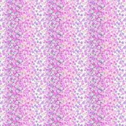 Fabric Traditions Pink & Purple Flowers Cotton Quilting Fabric