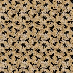 Fabric Traditions Tan Dragons Booktok Cotton Quilting Fabric