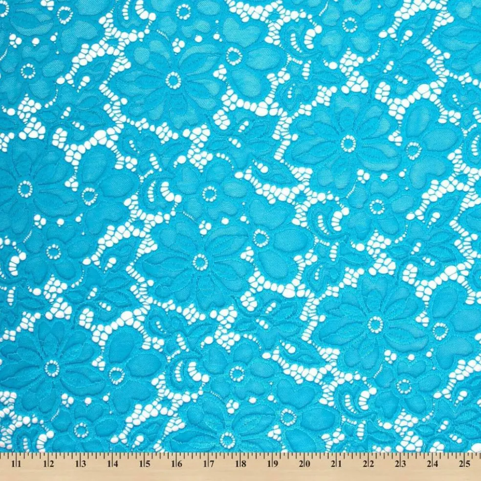 Fabric Wholesale Direct Floral Florence Stretch Lace Fabric