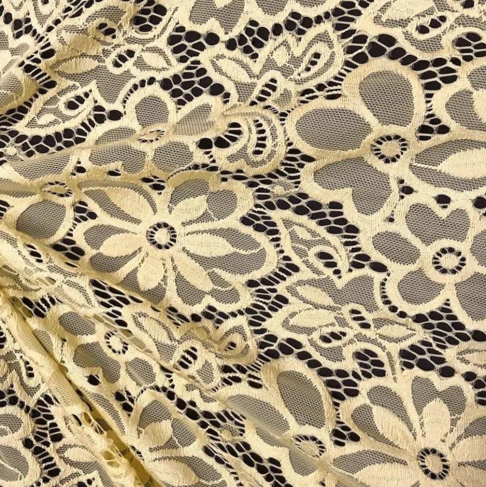 Fabric Wholesale Direct Floral Florence Stretch Lace Fabric