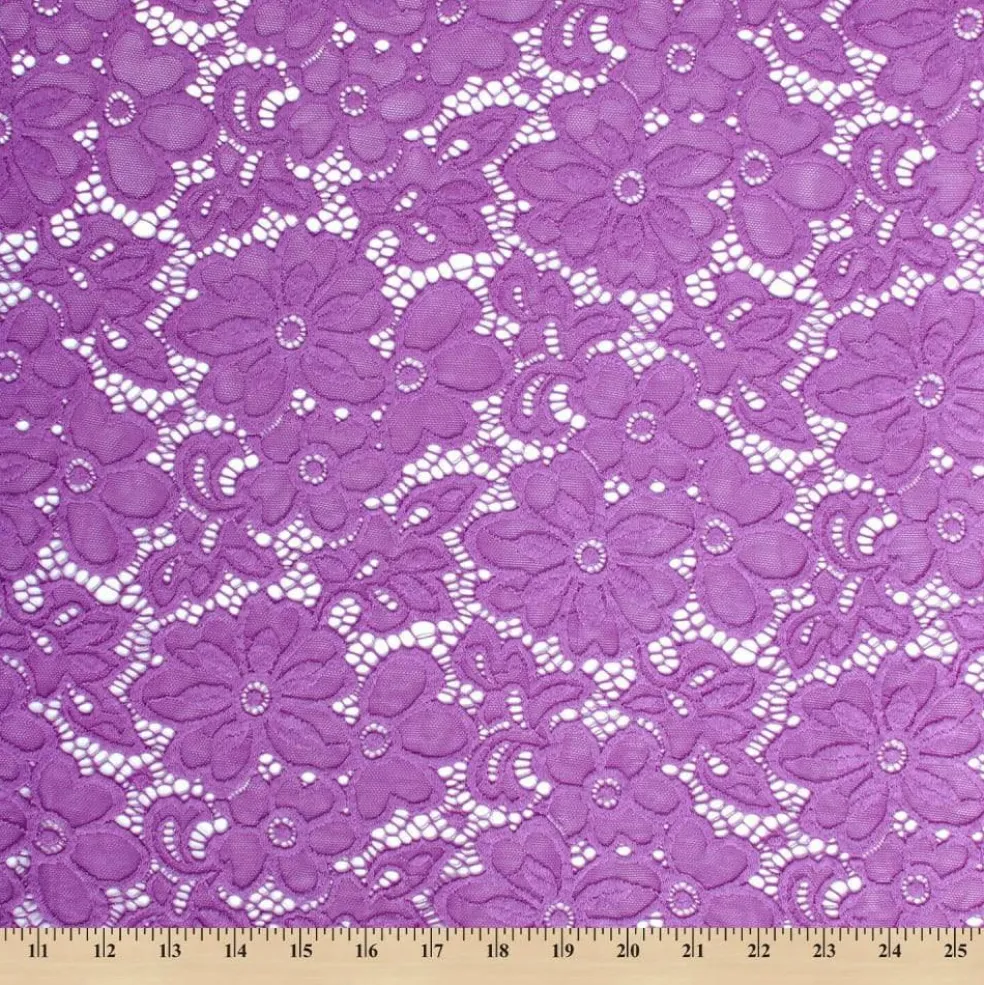 Fabric Wholesale Direct Floral Florence Stretch Lace Fabric