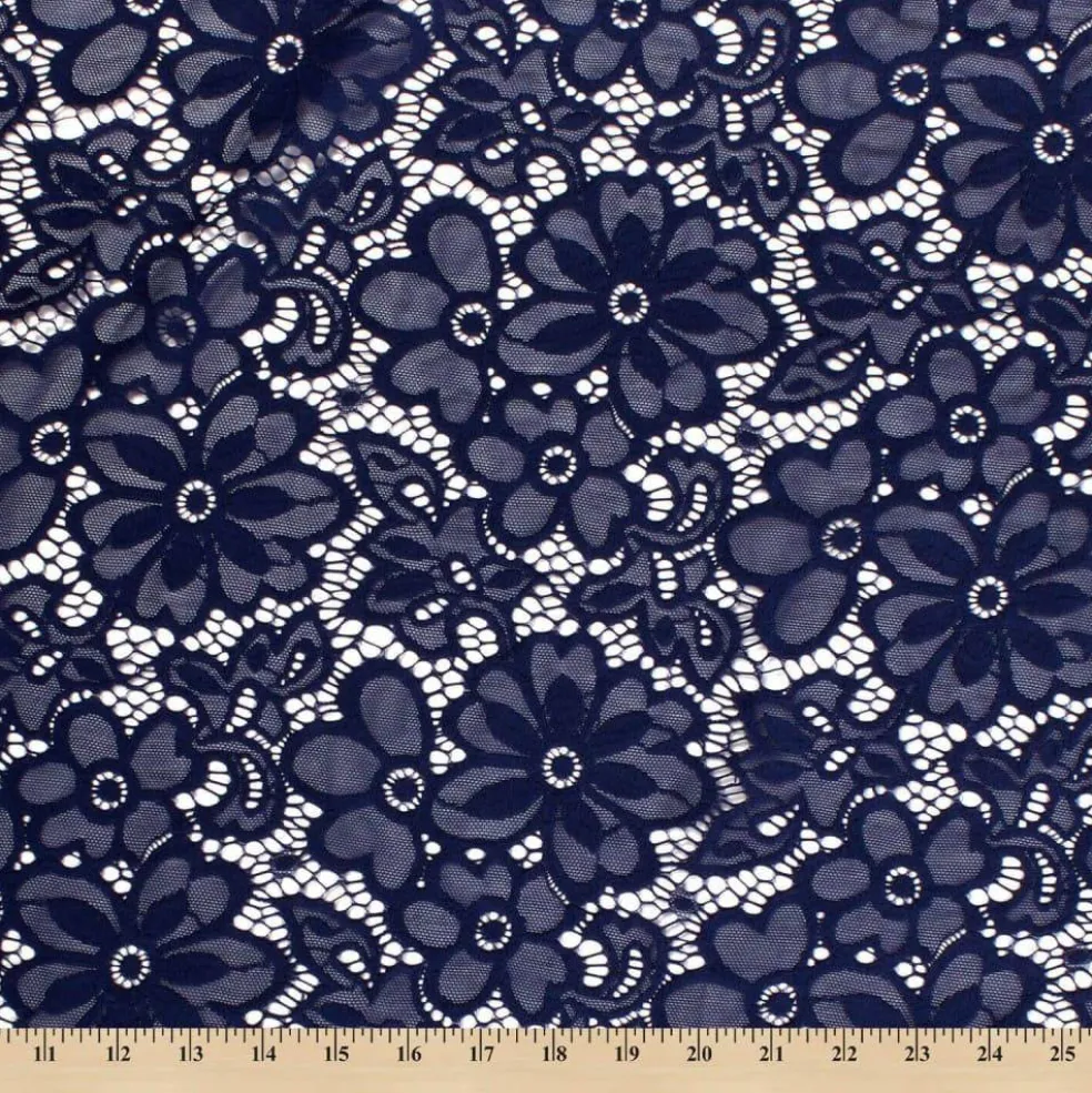 Fabric Wholesale Direct Floral Florence Stretch Lace Fabric