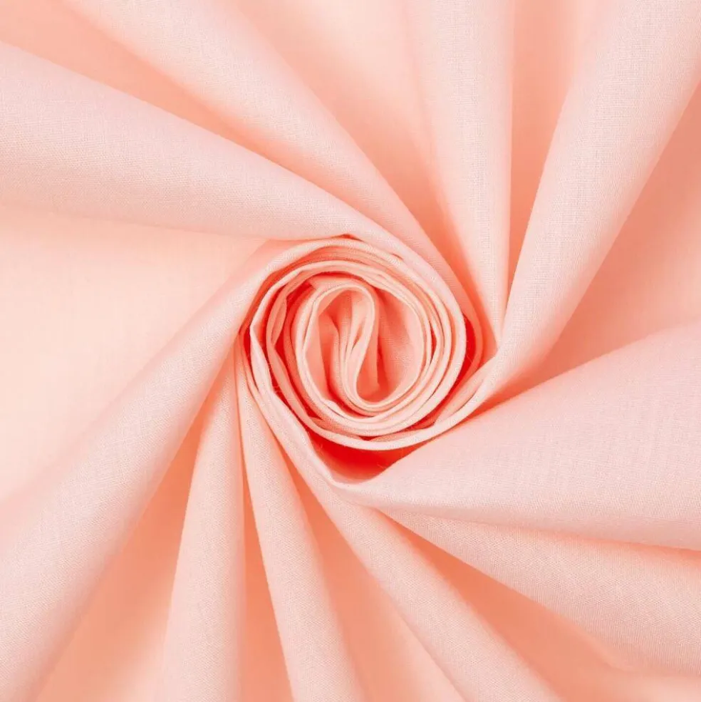 Fabric Wholesale Direct Solid Lightweight Cotton Polyester Blend Broadcloth Fabric