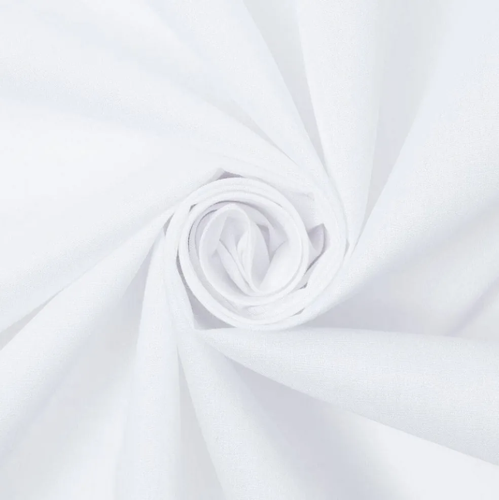 Fabric Wholesale Direct Solid Lightweight Cotton Polyester Blend Broadcloth Fabric