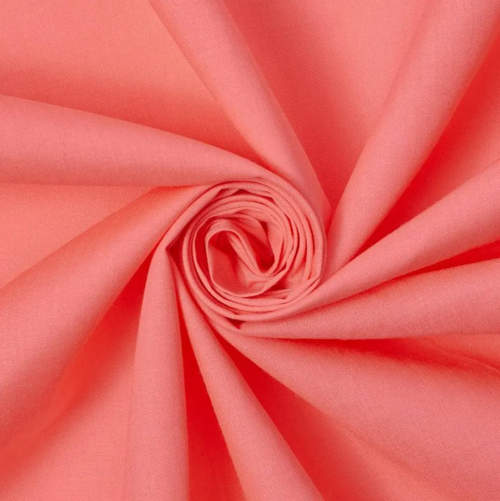 Fabric Wholesale Direct Solid Lightweight Cotton Polyester Blend Broadcloth Fabric
