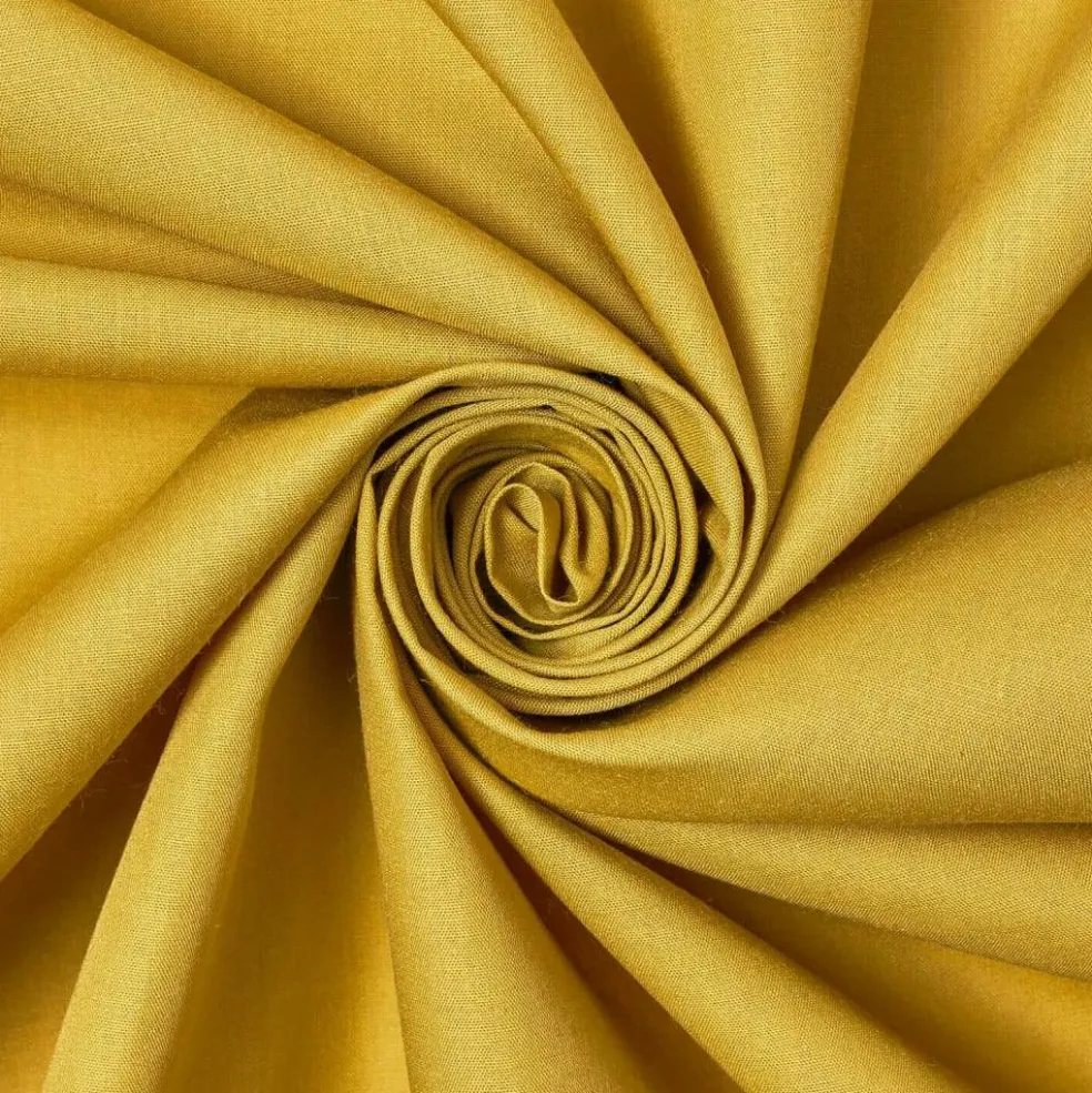 Fabric Wholesale Direct Solid Lightweight Cotton Polyester Blend Broadcloth Fabric