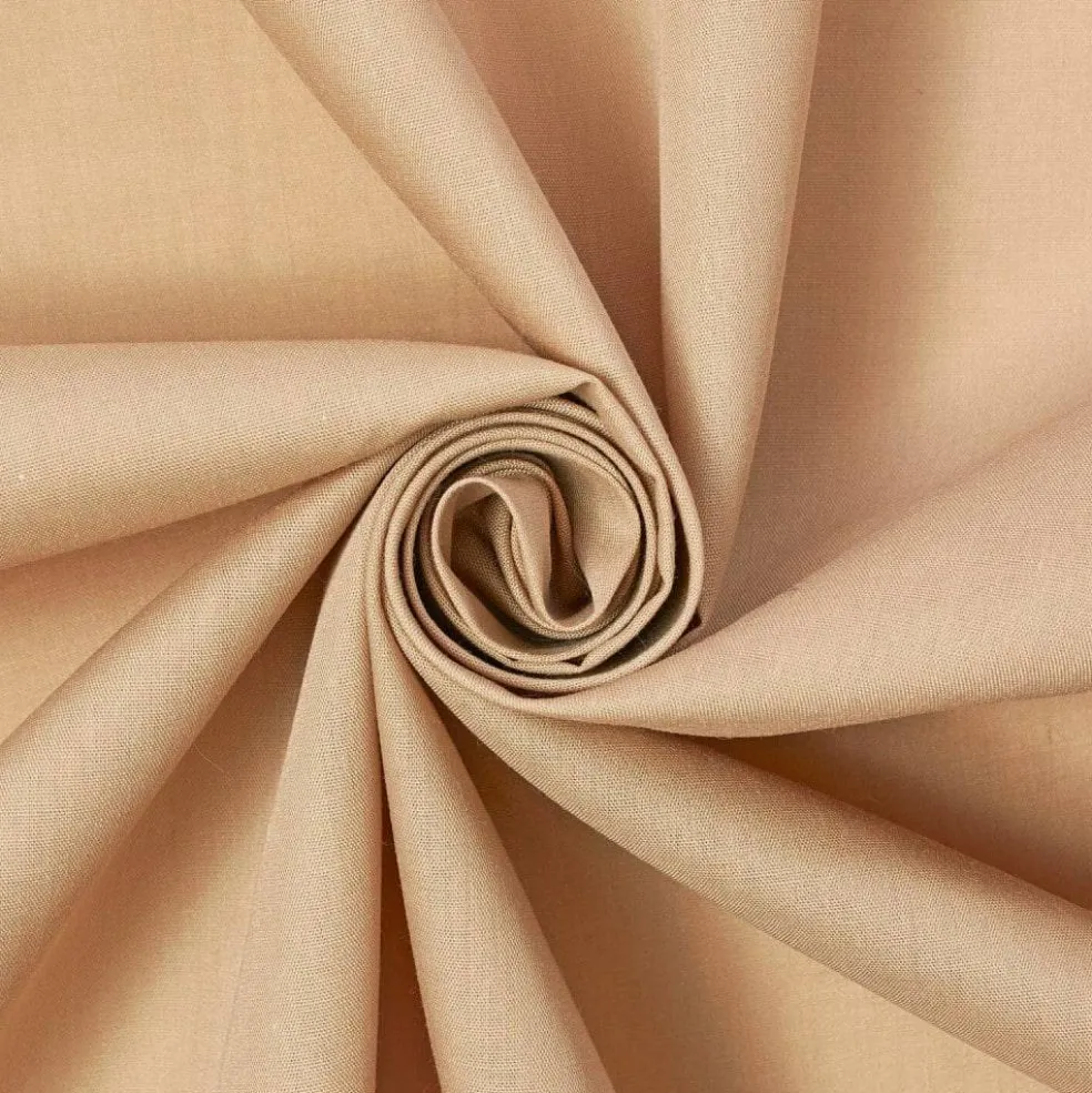 Fabric Wholesale Direct Solid Lightweight Cotton Polyester Blend Broadcloth Fabric