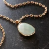 Faceted Amazonite Teardrop Pendant by Bead Landing™