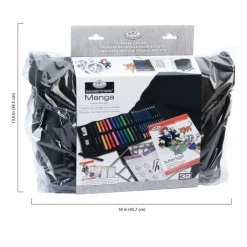 FA-102 | Essentialsâ„¢ 32pc Manga Drawing & Sketching Travel Art Set
