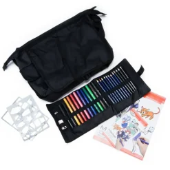 FA-102 | Essentials™ 32pc Manga Drawing & Sketching Travel Art Set