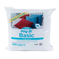 Fairfield™ Poly-Fil® Basic™ 2ct. Pillow Insert, 18
